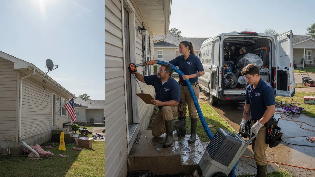 Ceiling Water Damage Restoration in Lester Prairie, MN near me